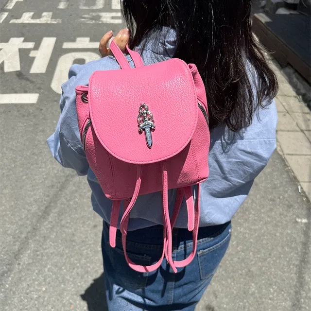 [당일출고] 크롬 미니 복조리 스트링 백팩 3color