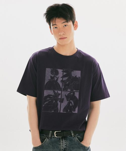 [포켓몬] 반팔 티셔츠(PURPLE)_SPRLG25U11