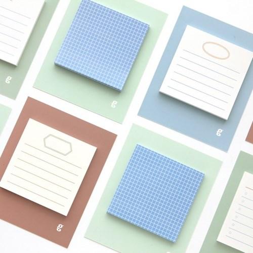 Square sticky pad_lake (점착식 메모지)