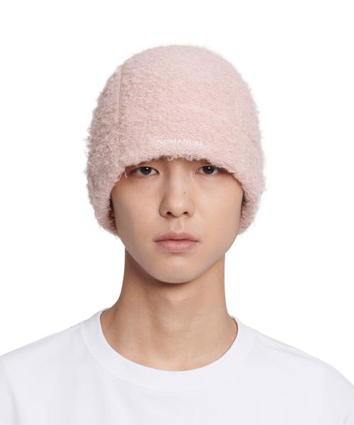NEST HAIRY BEANIE - DUST PINK