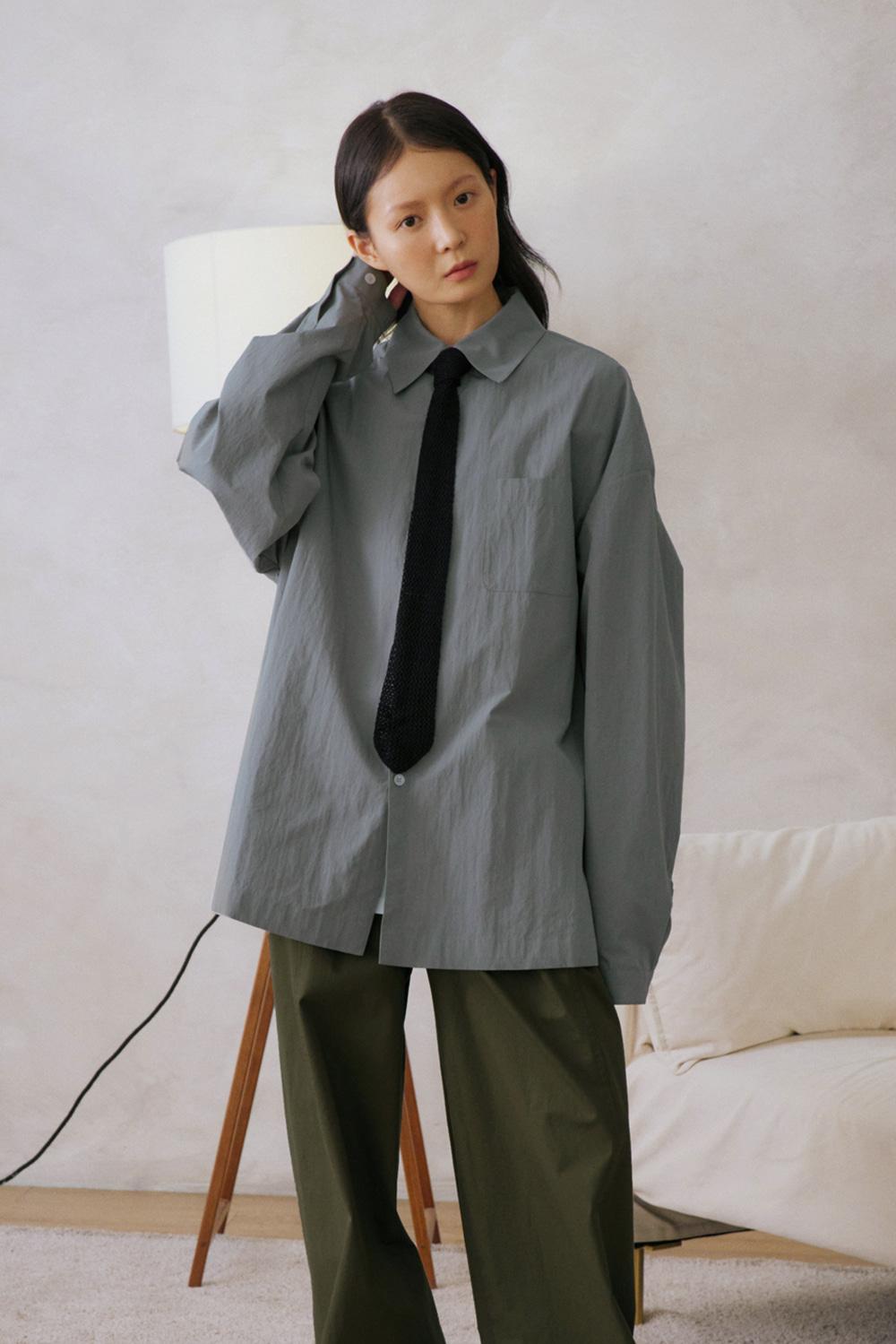 unisex neat shirts gray [3color]