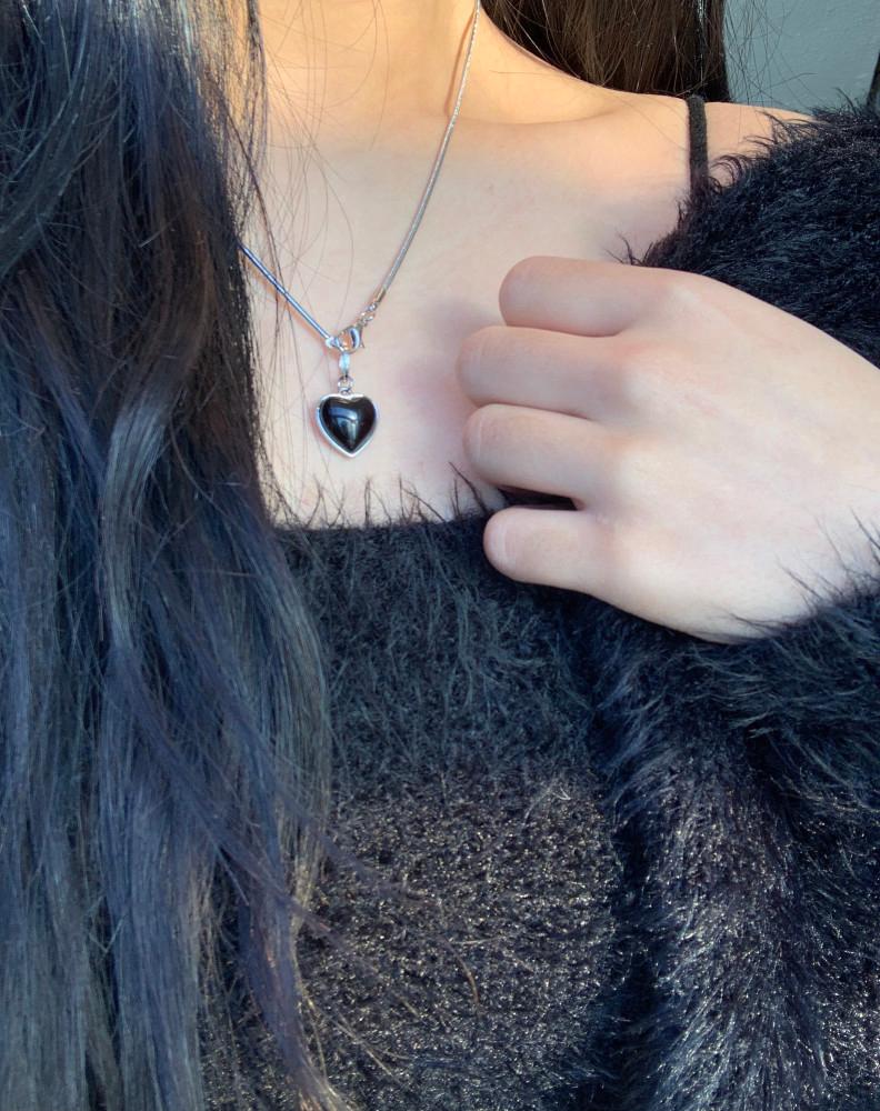 [히피디피] 틴 하트 목걸이