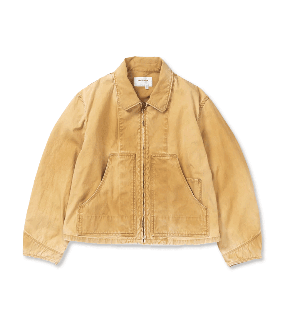 [ANACHRONORM] AN384DETROIT DUCK JACKET 'YELLOW OCHER\'