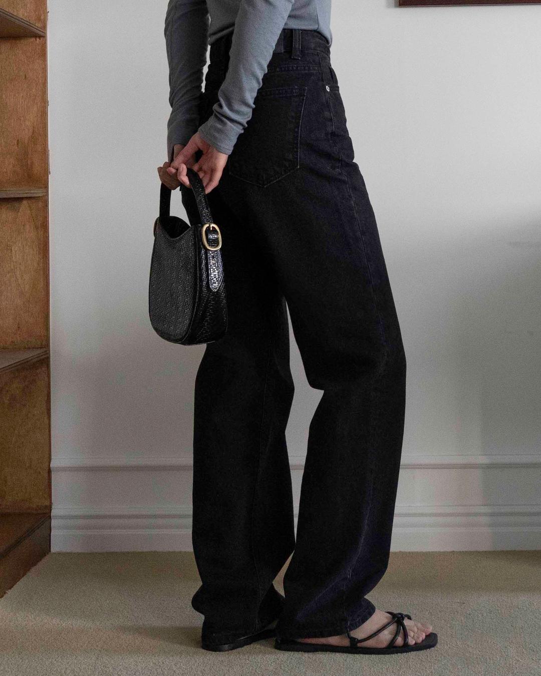 Kelly black denim by CALIK (from Turkey)