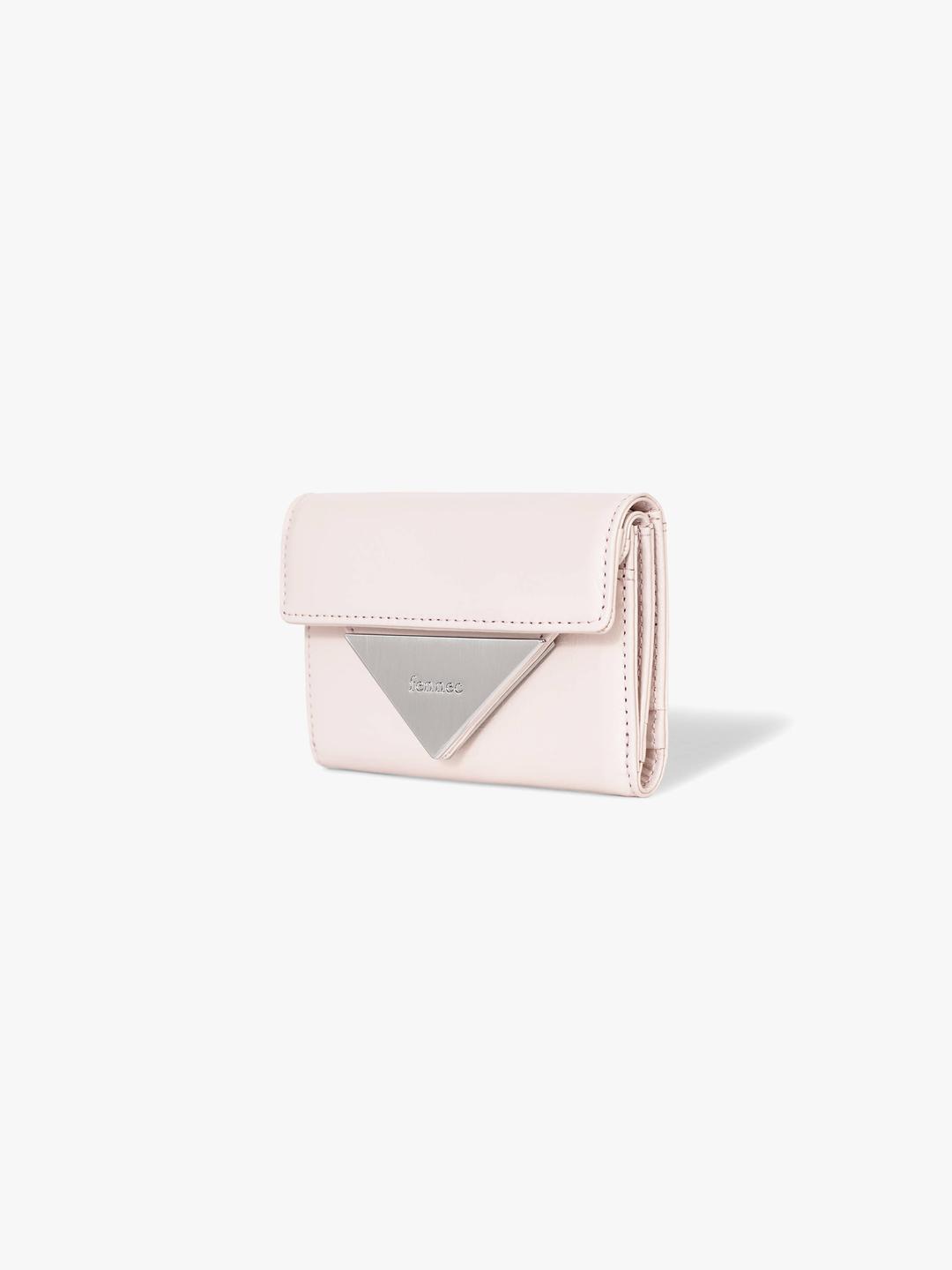 CRINKLE TRIANGLE DOCO WALLET - BLOSSOM