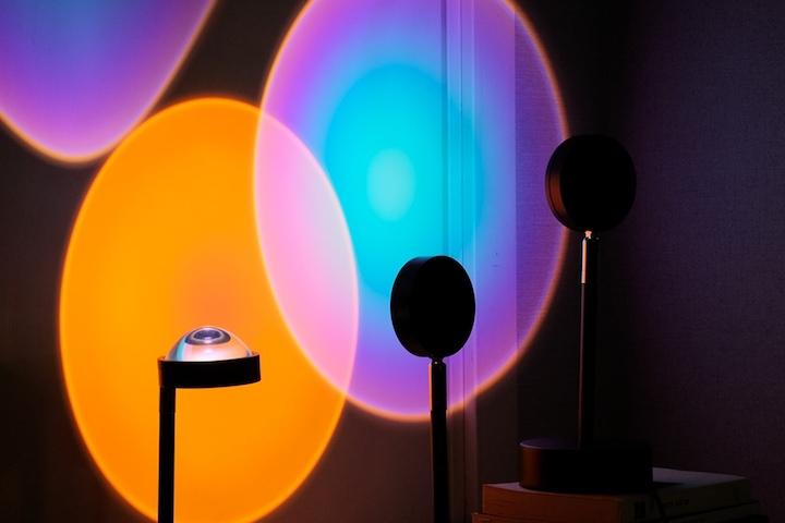 컬러풀 선셋조명 USB타입/발리 석양 느낌 무드등(국내 검수 발송)