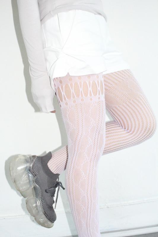 lady net stocking (lavender)