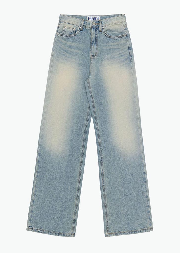 헤인트 CARINA DENIM LONG WIDE PANTS