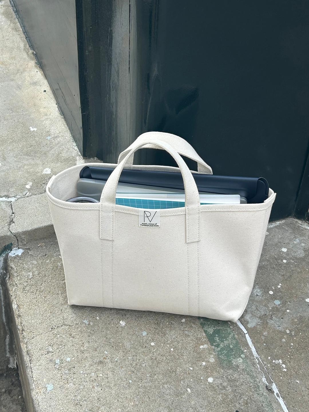 TUMBLER CANVAS TOTE BAG 텀블러 캔버스 토트백