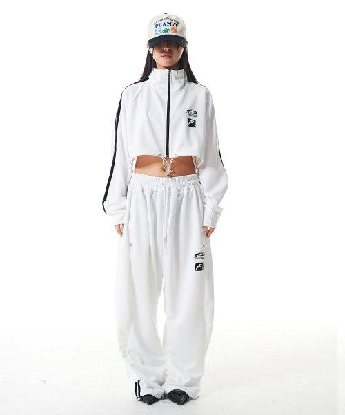 23 라인 벌룬 트랙 팬츠 화이트