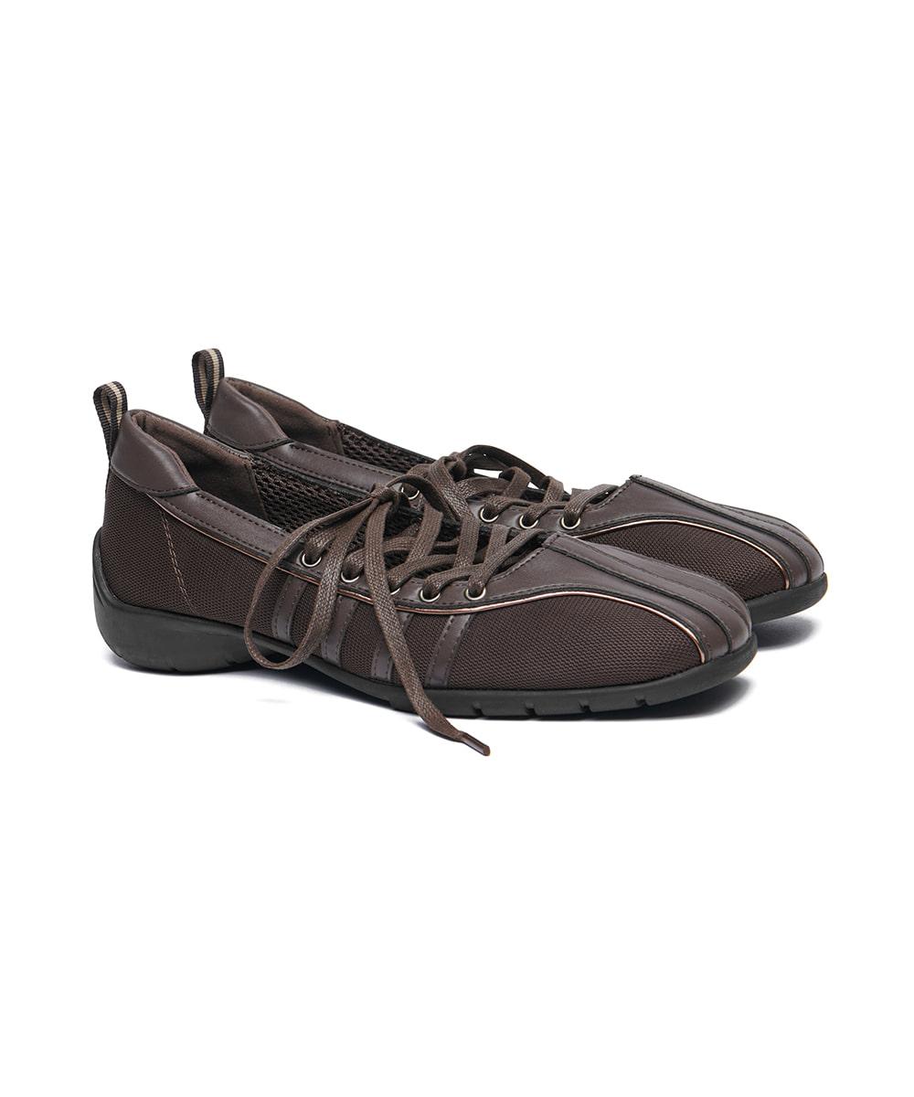 [NEW 15%] BLISS LACEUP SNEAKERS - CHOCO