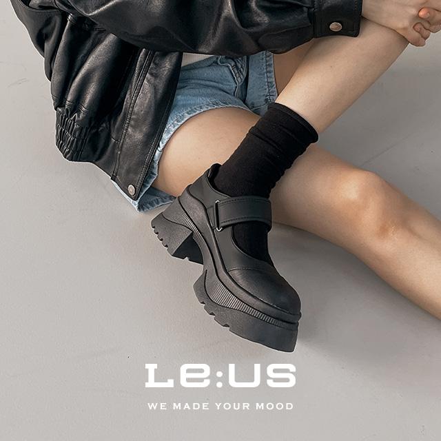 [MADE] 샤이 벨크로 통굽 메리제인슈즈(6cm)