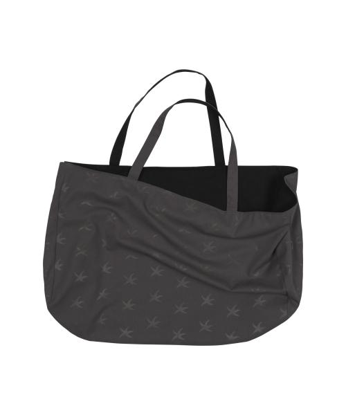 TCM starfish reversible tote bag (charcoal/black)