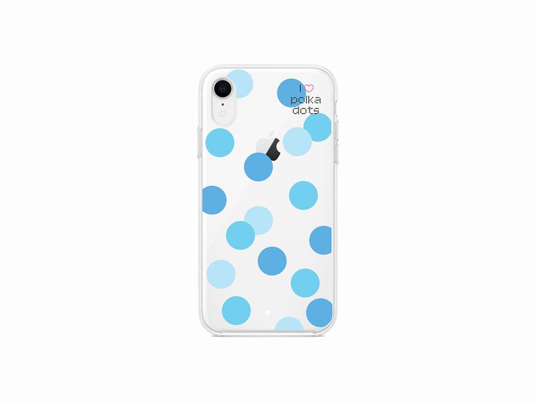 I♡Polka dots (blue)