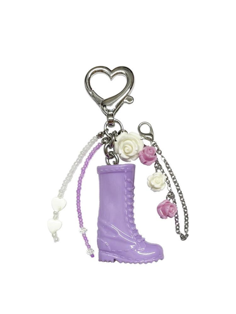 [중고] [B급] ROSE 체인 BOOTS 키링