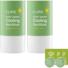 김정문알로에 큐어 쿨링 선스틱 SPF50+ PA++++ 23g x 2p + 체험키트