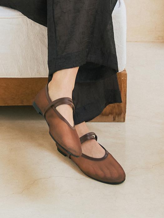 [단독] Double Strap Mesh Flat_3colors