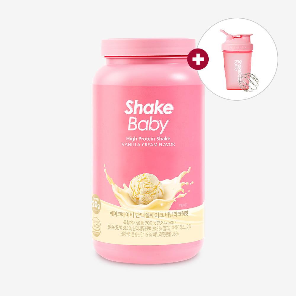 쉐이크베이비 시즌3 하이프로틴 바닐라크림맛 700g 단백질 식사대용 쉐이크
