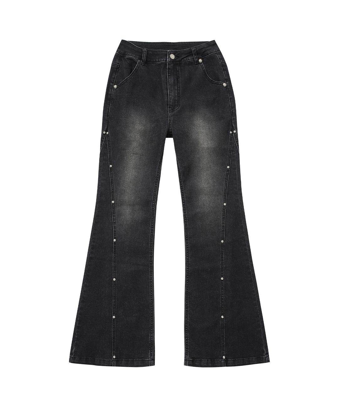 STUD BOOTSCUT DENIM PANTS_BK