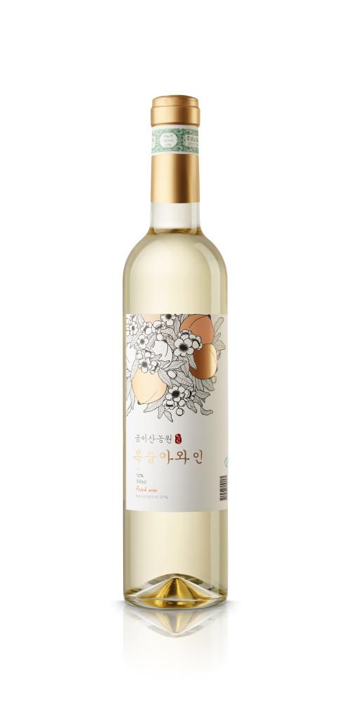 금이산농원 복숭아와인 500ml