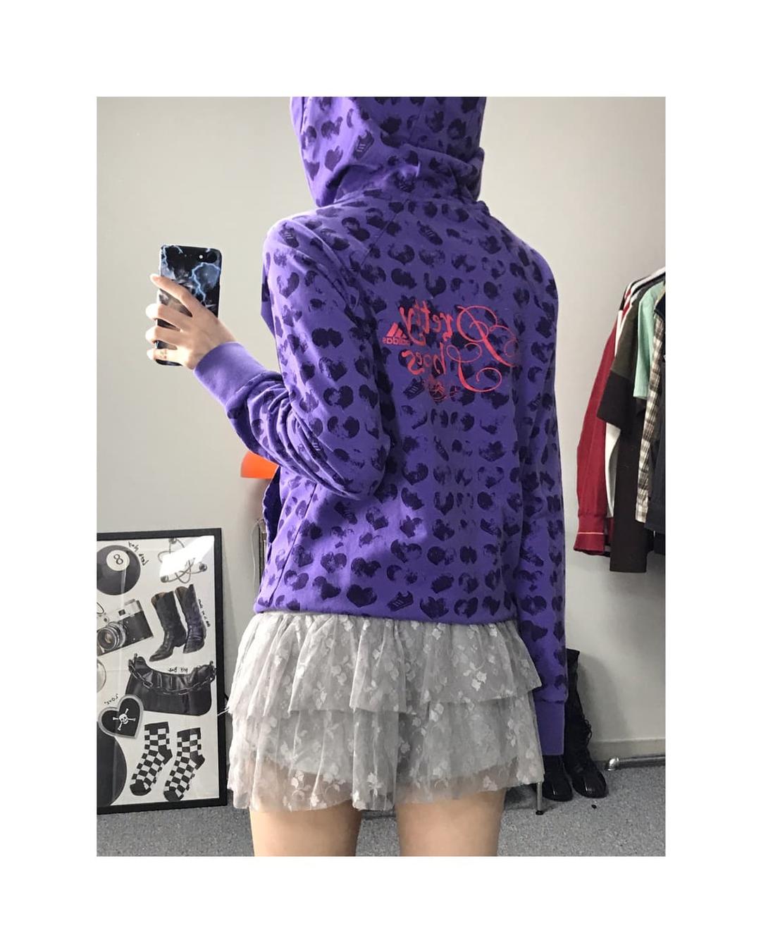 Adidas Kitch Printing Zip Up Hoodies | 후루츠패밀리