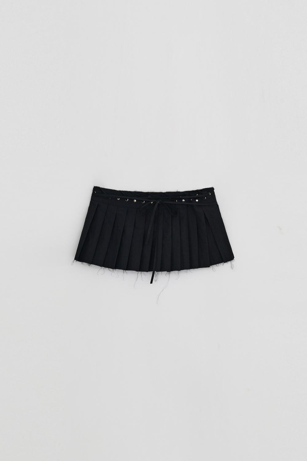 PLEATS WRAP SKIRT