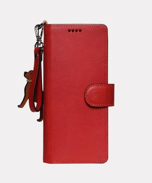 갤럭시 Z폴드 전기종 전용 토스카나 통가죽 자석형 케이스(레드)