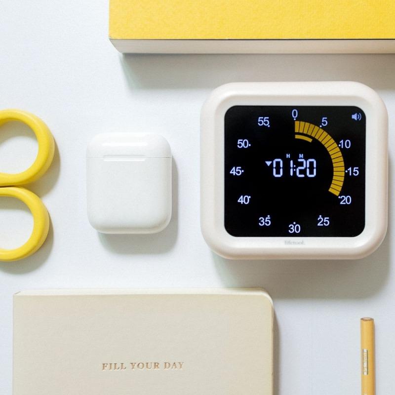 디지털 뽀모도로 타이머 라툴 PRO 구글 공부 타이머 무소음 타임타이머 포모도로 스톱워치 시계