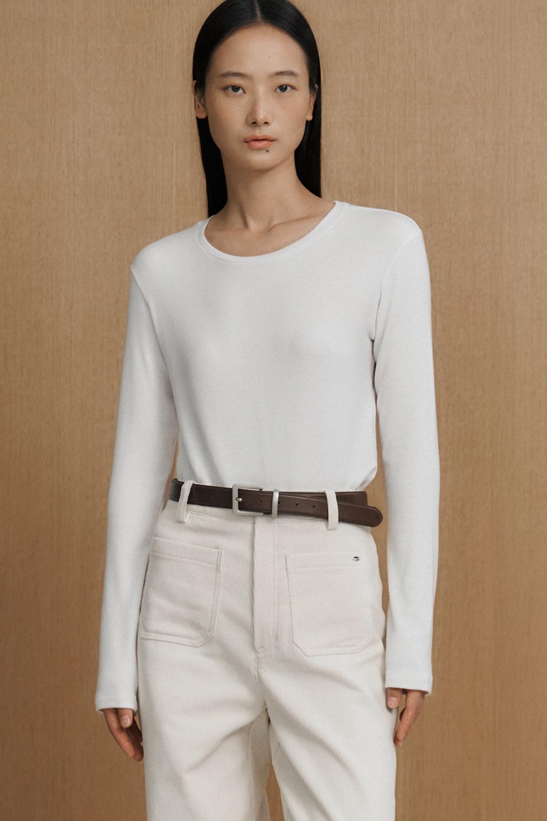 브랜드 울 니트 티