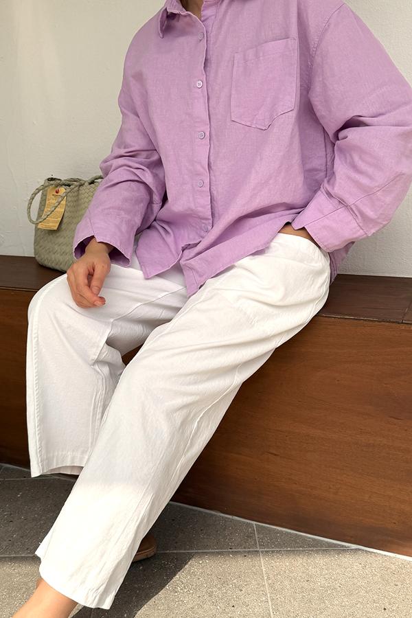 holic 4733 포켓 와이드 팬츠