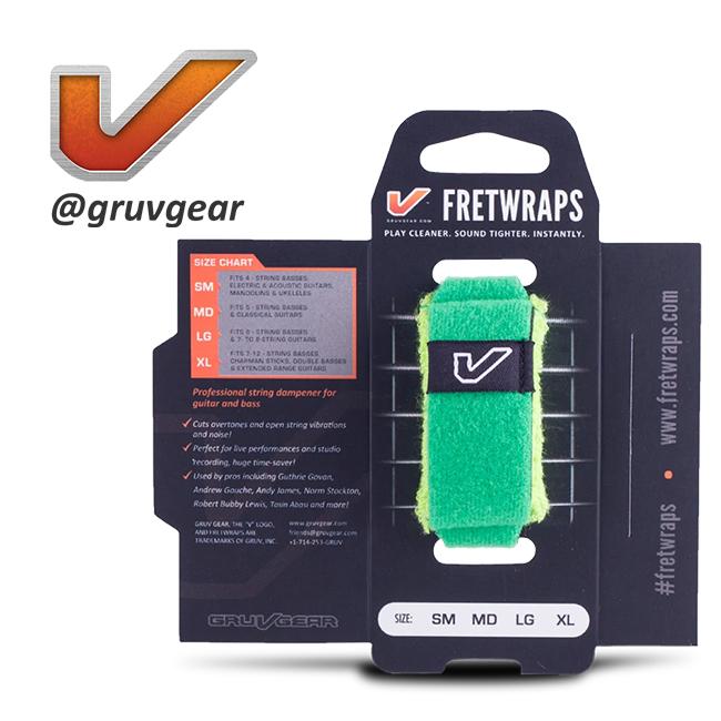 Gruvgear - FretWraps / 프랫랩 스트링 뮤터 Small (Green)