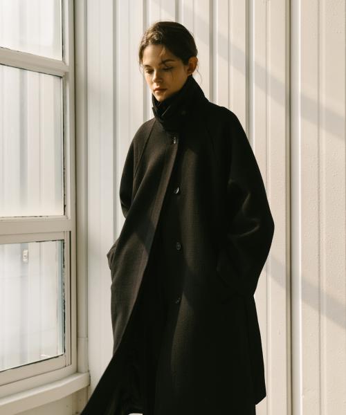 레글런 울 발마칸 코트 - 2 Color