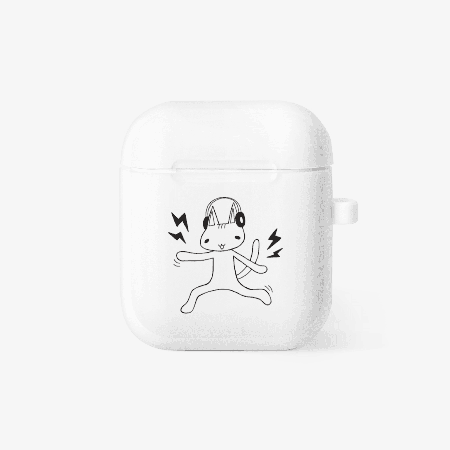 만장 리듬 냥이 에어팟 케이스 ㅣ 마플샵