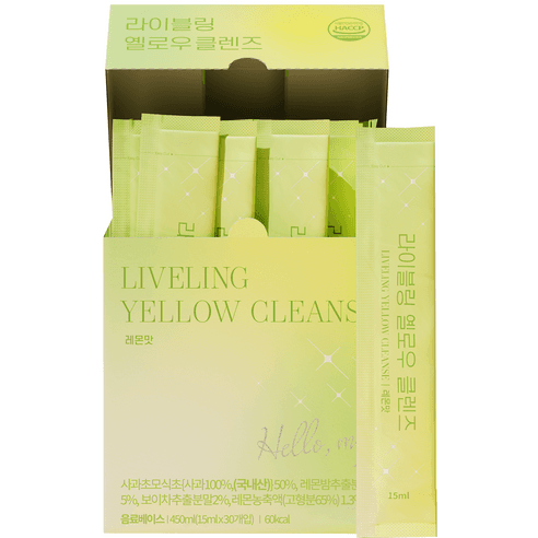 라이블링 옐로우 클렌즈, 450ml, 1개 - 과일/야채음료 | 쿠팡