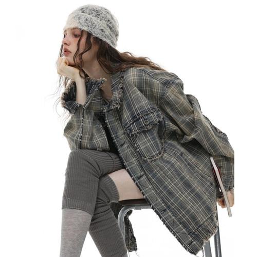 아메리칸 빈티지 헤비 데님 워크 자켓