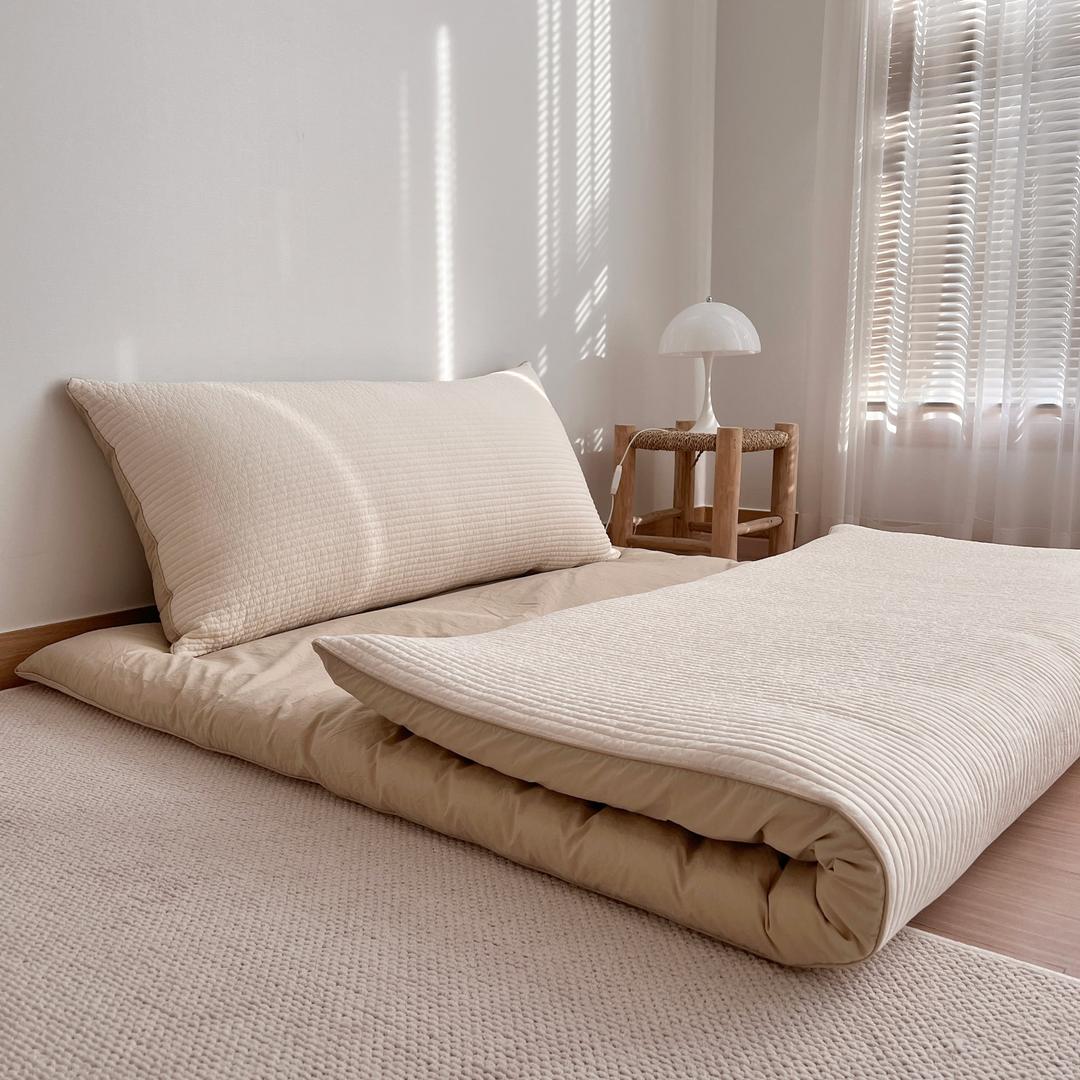 [단독배송]피크닉 양면 요커버/요솜 - 베이지