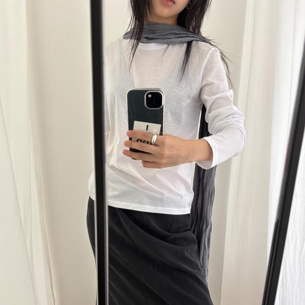 Rutz Scarf - light gray / 12월 12일 출고