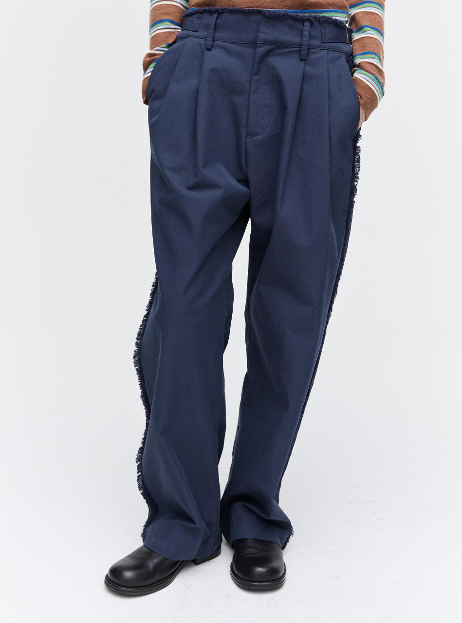[PLZPROJECT]DESTROYED TROUSERS, NAVY