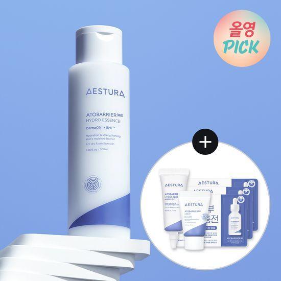 [4월올영픽]에스트라 아토베리어365 하이드로에센스 200ml 기획(+크림 10ml+세라-히알 앰플 10ml)