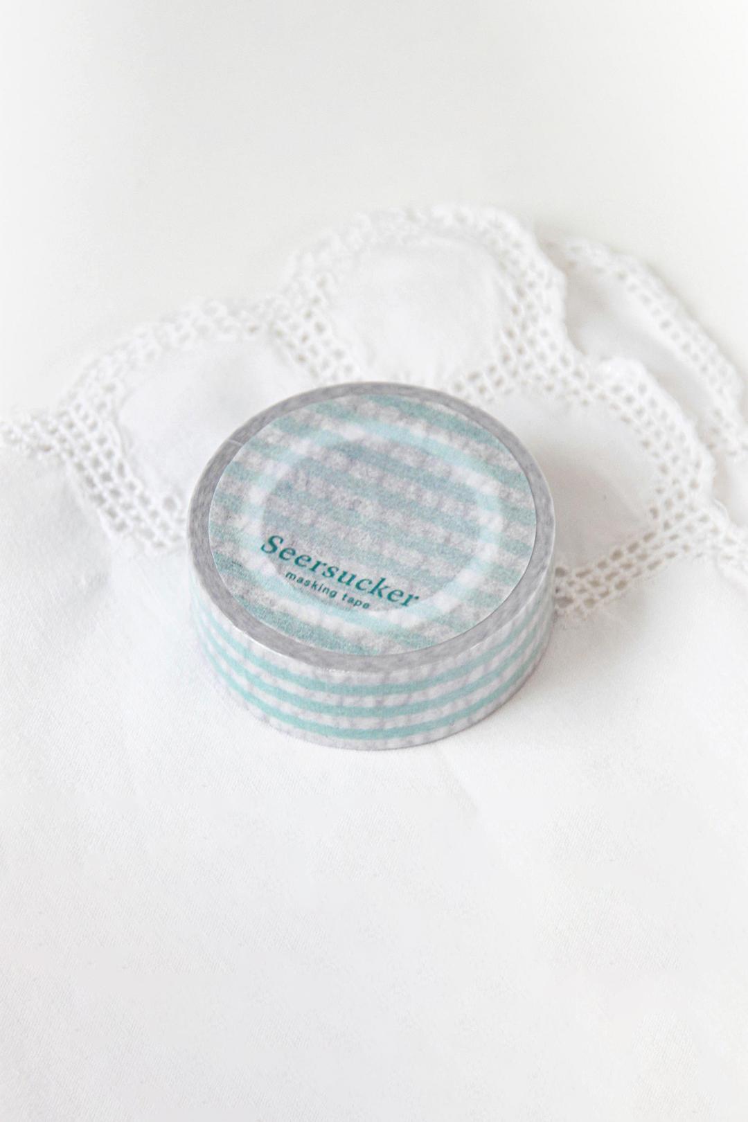 [boki] Masking tape, cream soda seersucker