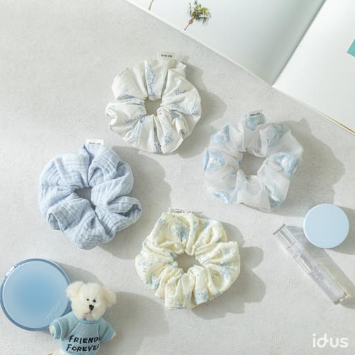 [곰을상점] 하늘하늘 스크런치(4color)