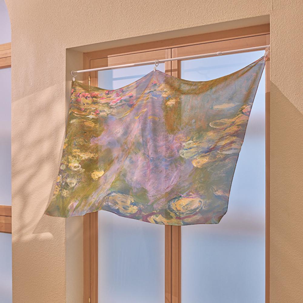 Water Lilies 쉬폰 패브릭 포스터 / 모네 명화 창문 가리개커튼(3size)