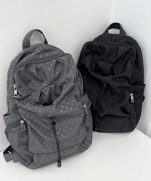 [오늘출발] 은은 도트 폴리 백팩 (2컬러)