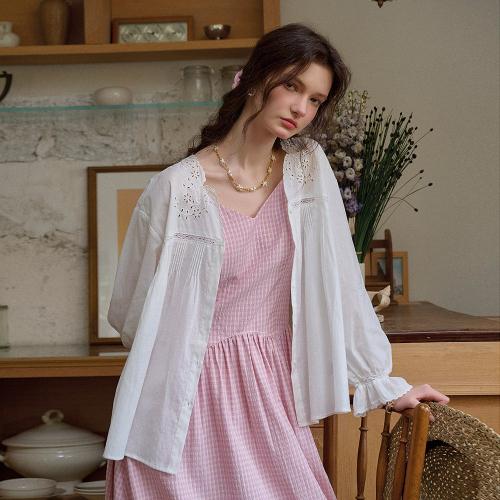 SR_Tencel ramie french shirt