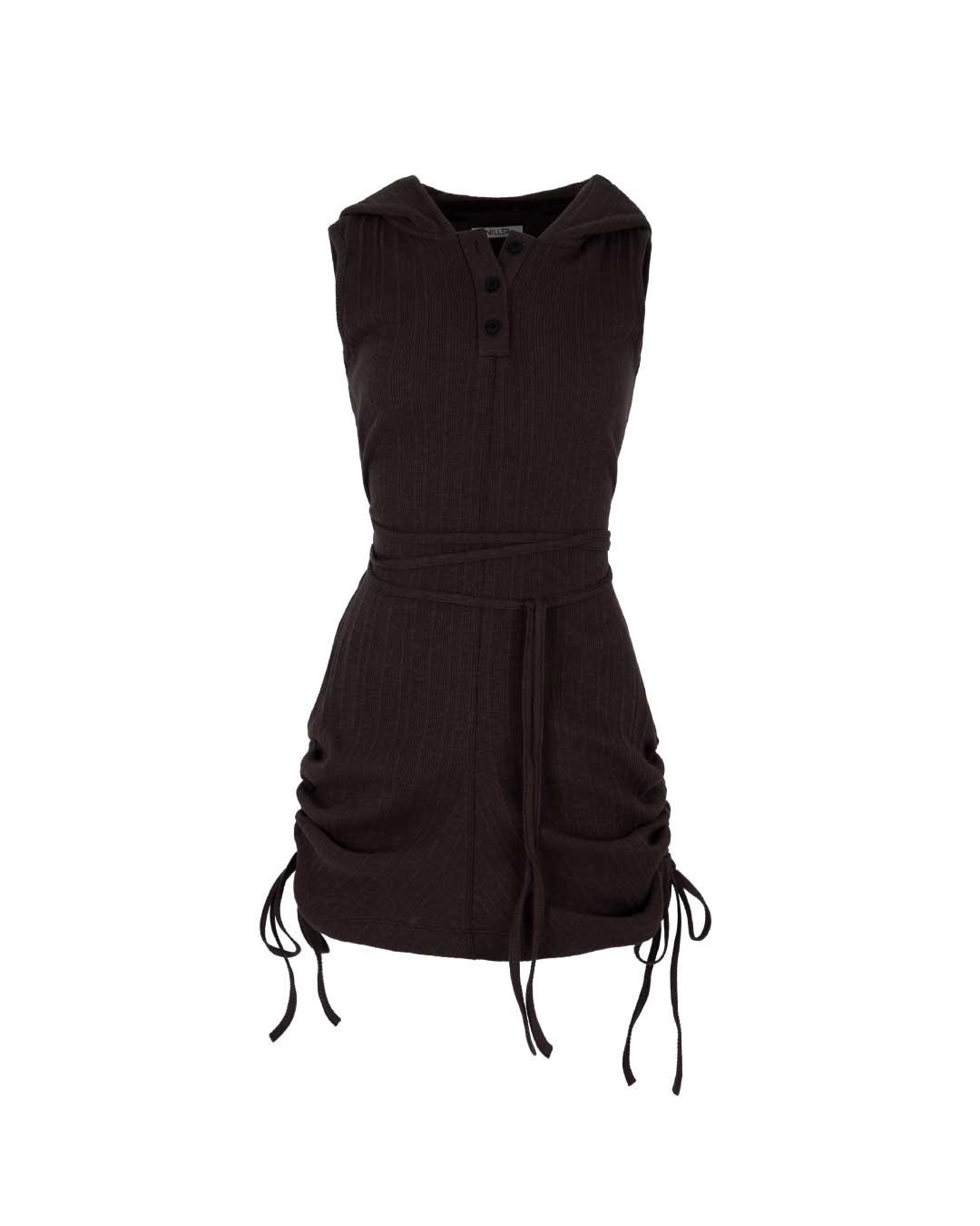 [2차 리오더] RACERBACK CUT-OUT DRESS, BROWN