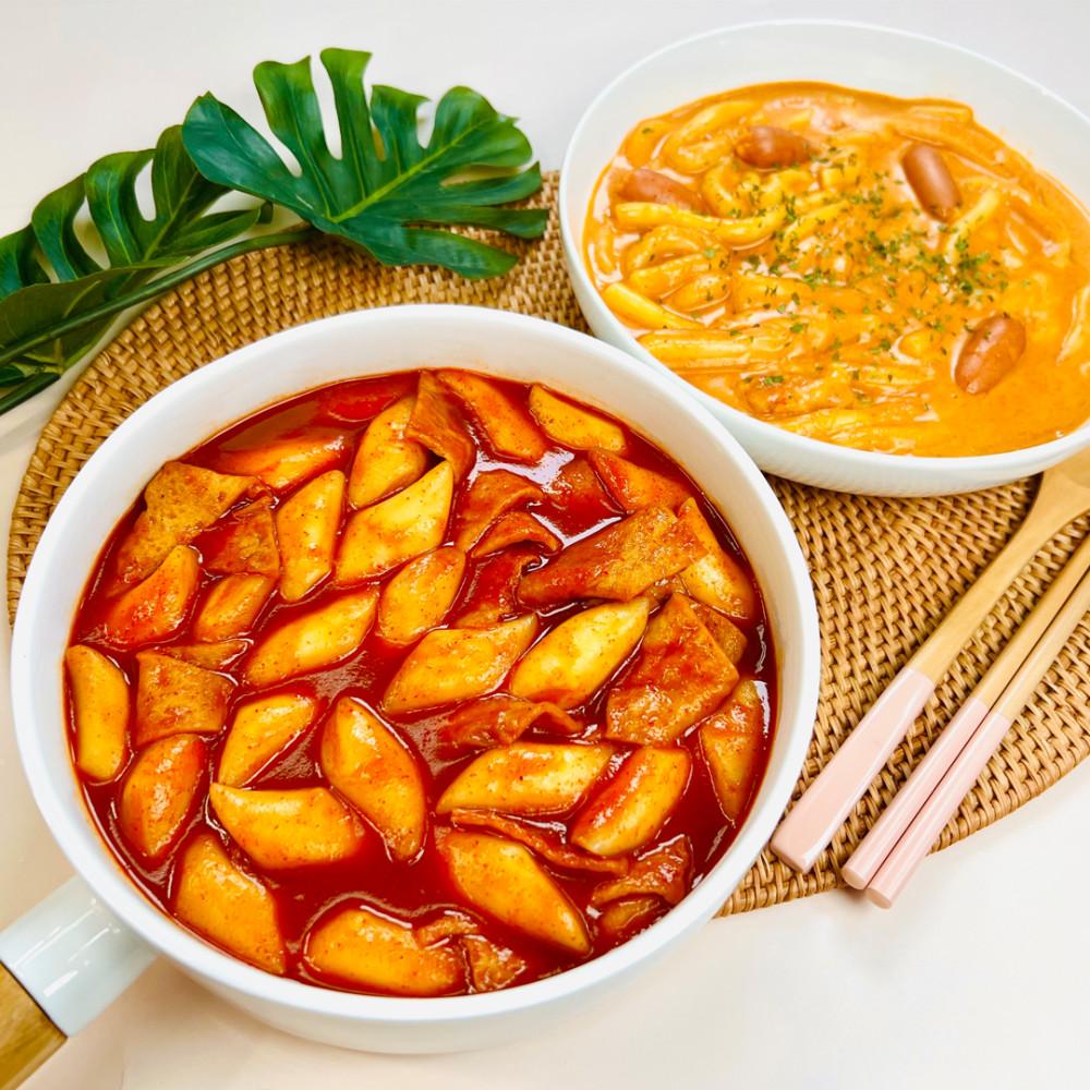 [빨강고구마 X 떡볶퀸] 빨강고구마 즉석 떡볶이 밀키트 캠핑용 (오리지널/로제)