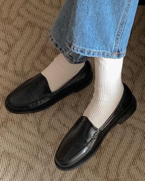 프렌치 로퍼(블랙)