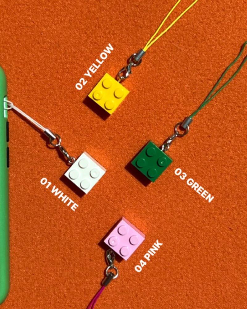 [당일발송/4COLORS] LEGO 핸드폰 고리  / 트리포파이브345