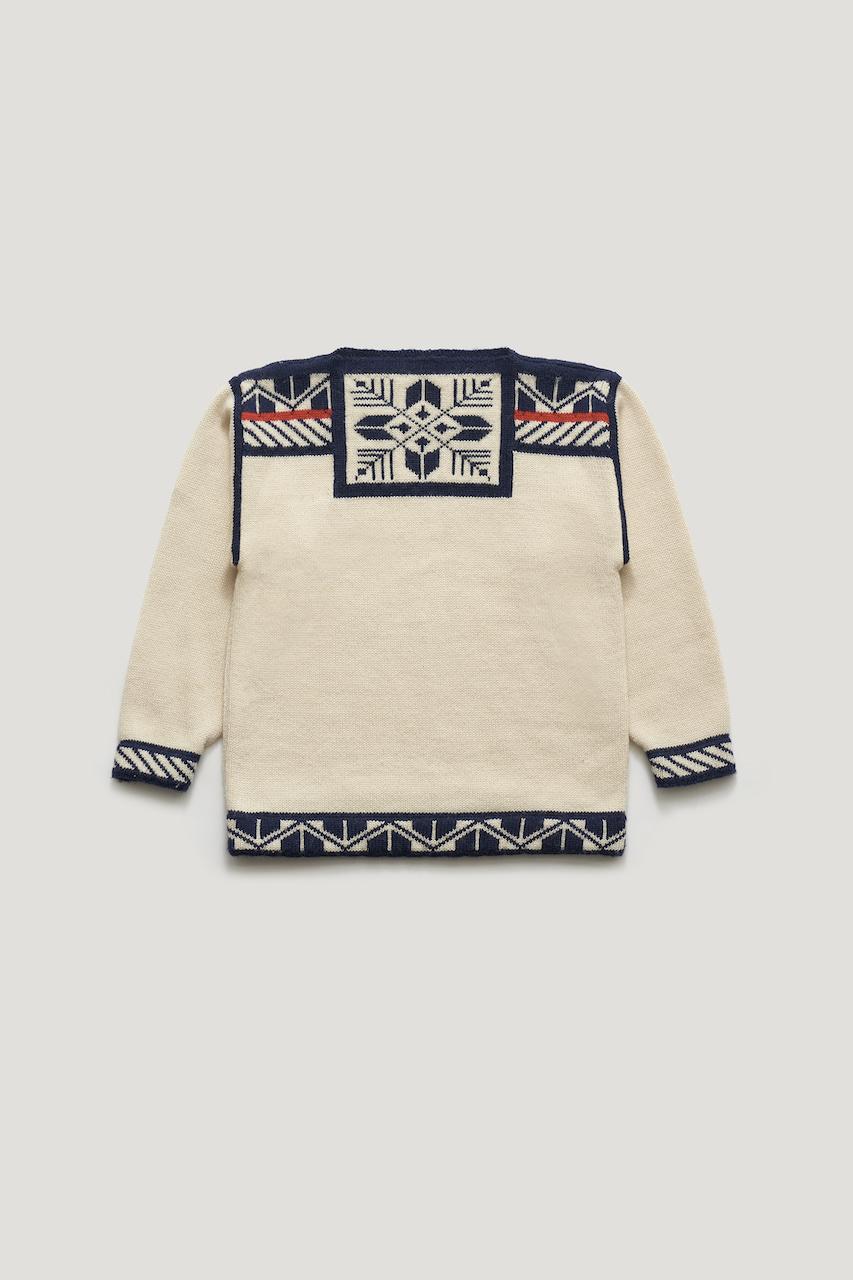 [ALPACA 10%, WOOL 70%] LUSTER SNOW KNIT_IVORY / ₩178,000