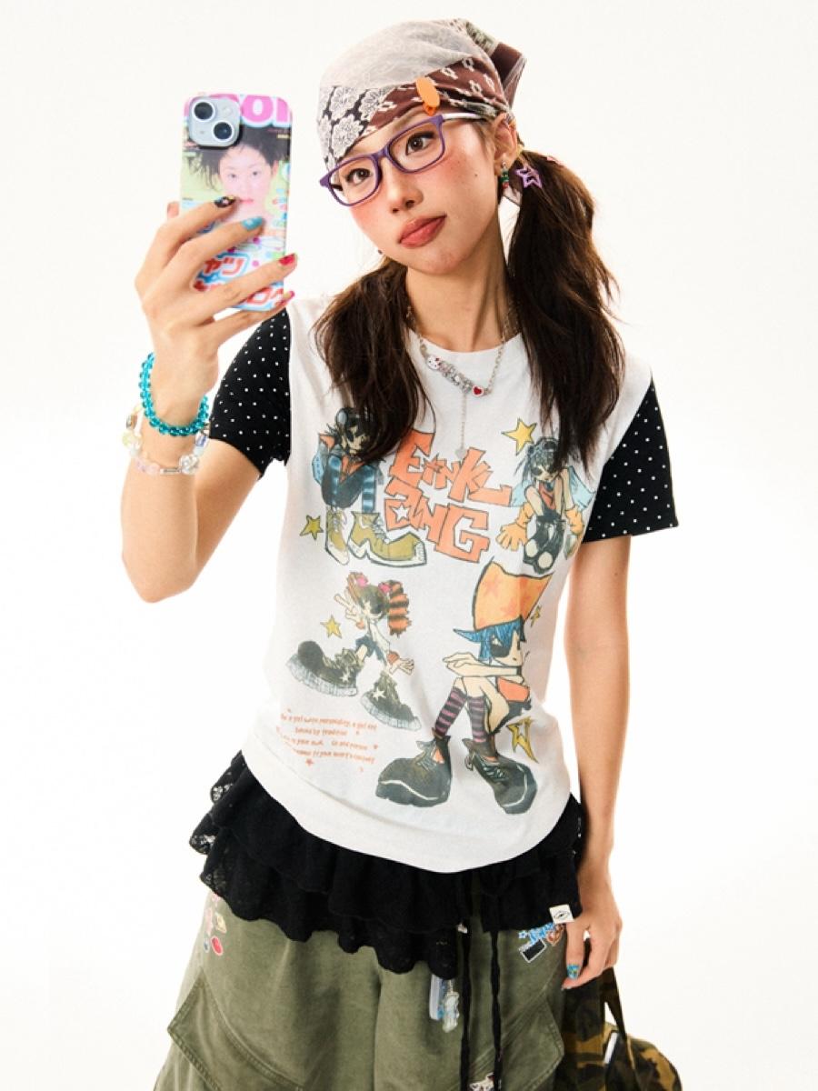 YOUNG STAGE Rebel Graffiti T-shirt